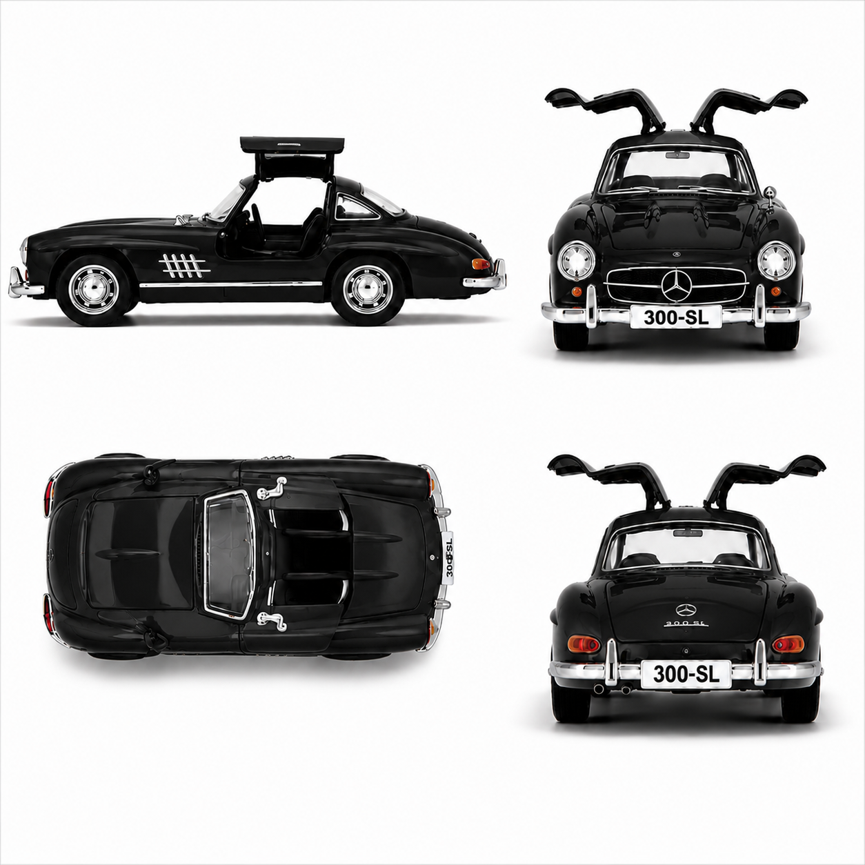 Classic Mercedes-Benz 300SL Die-Cast Model Car