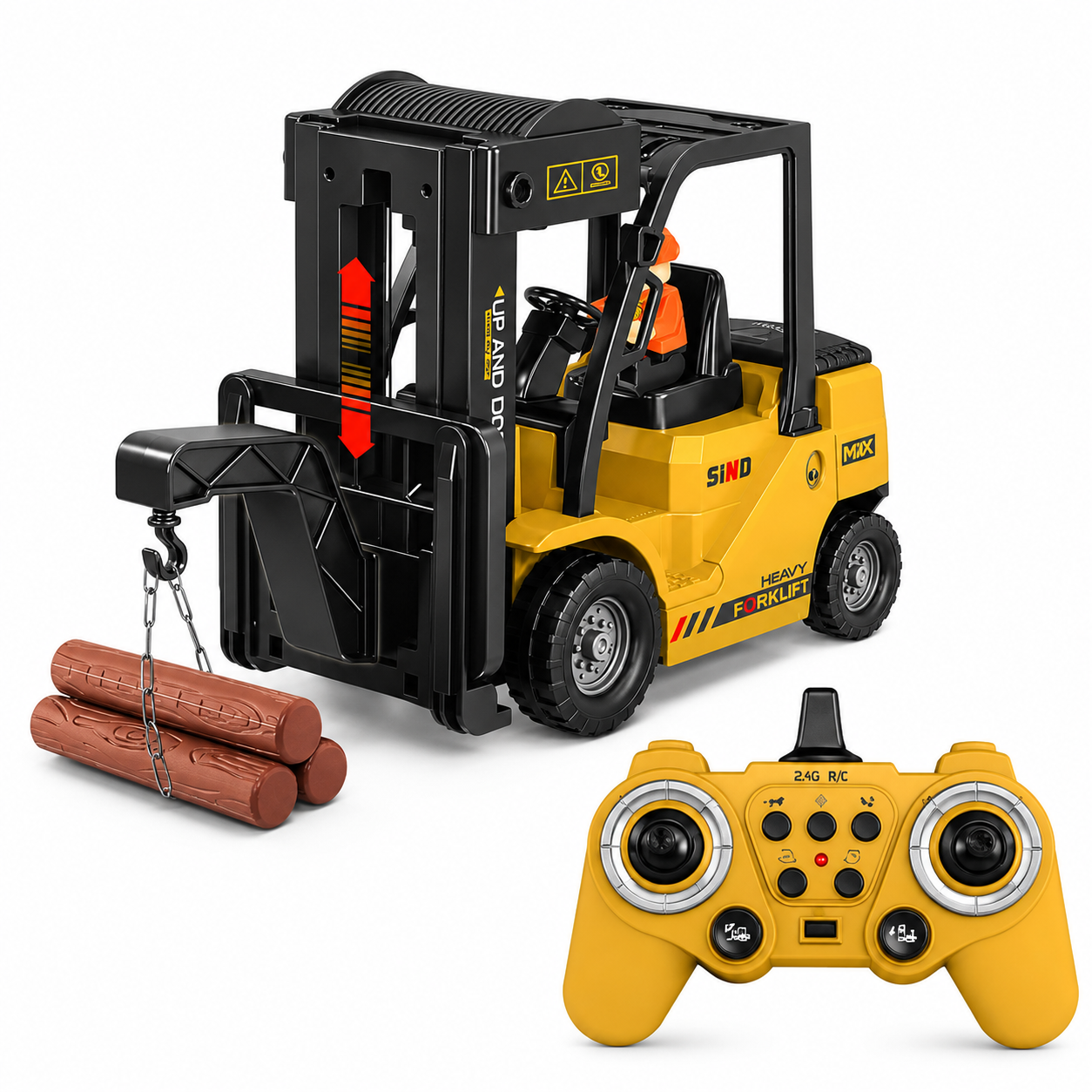 RC Flatbed Forklift Truck – Build, Lift & Transport Like a Pro!