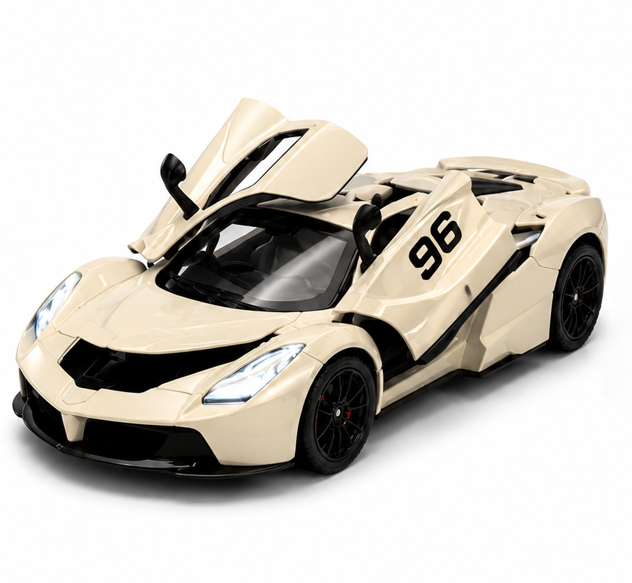 1:24 Scale Die-Cast Sports Car Model with Light & Sound