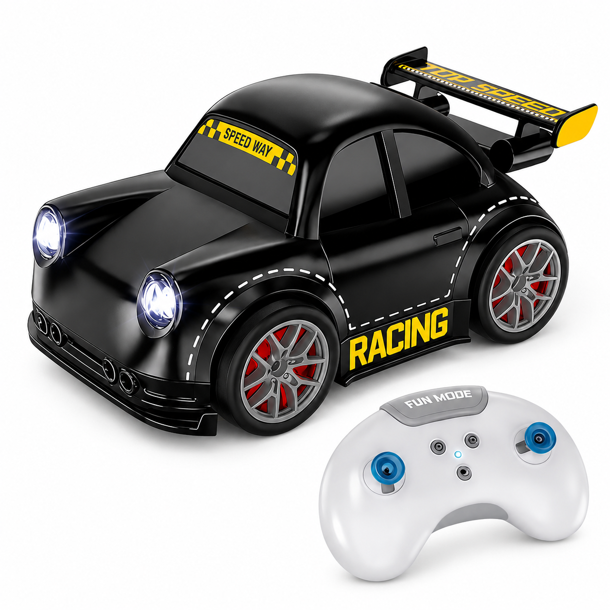 Remote Control Racing Car Toy with LED Lights
