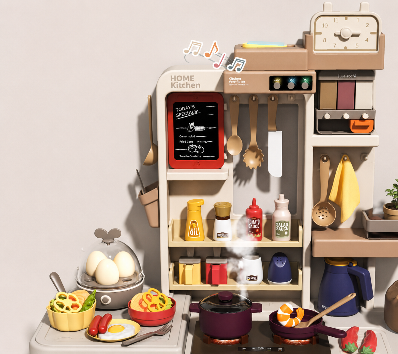 Kids Pretend Play Kitchen Set