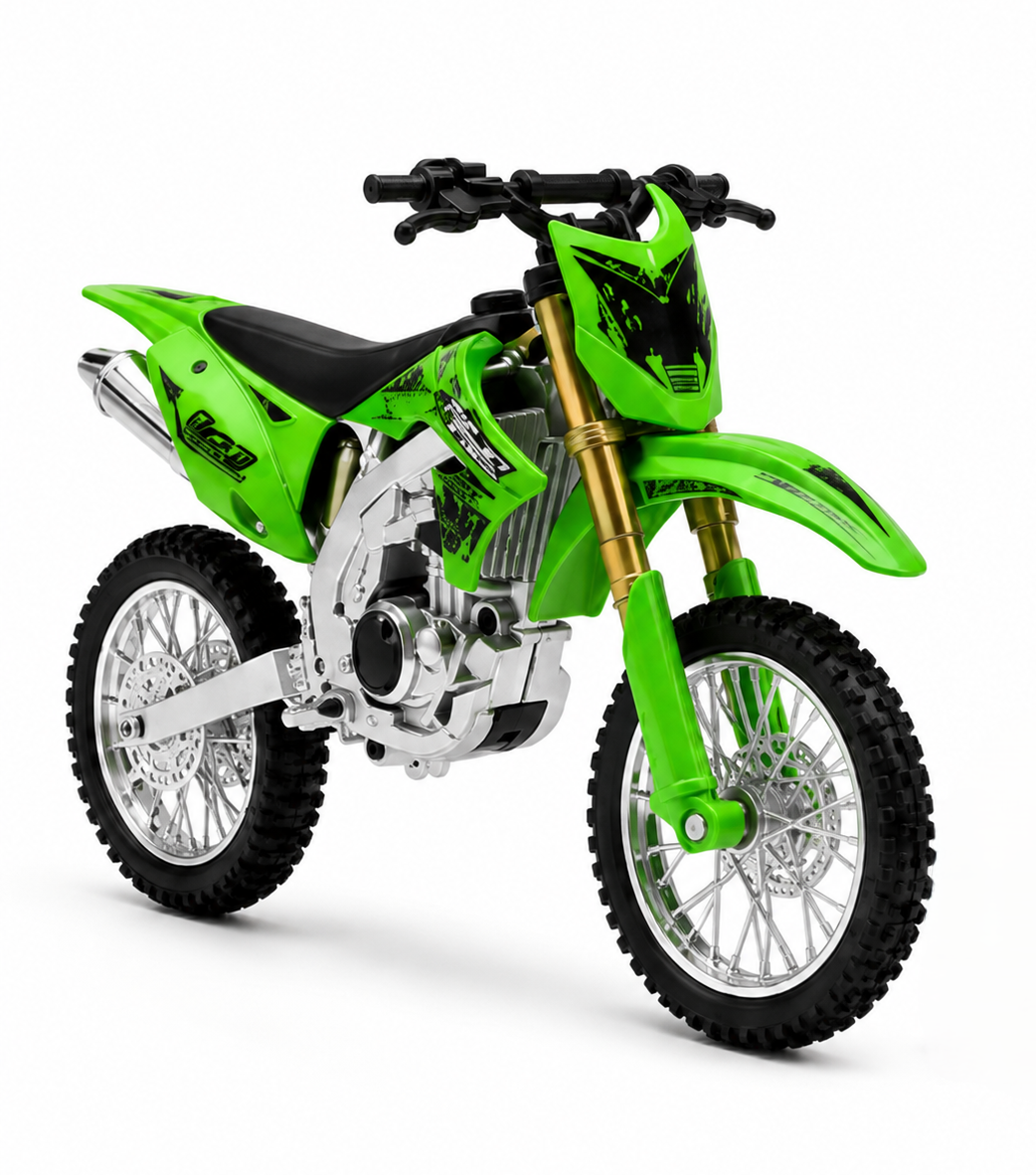 1:10 Scale Die-Cast Alloy Dirt Bike Model