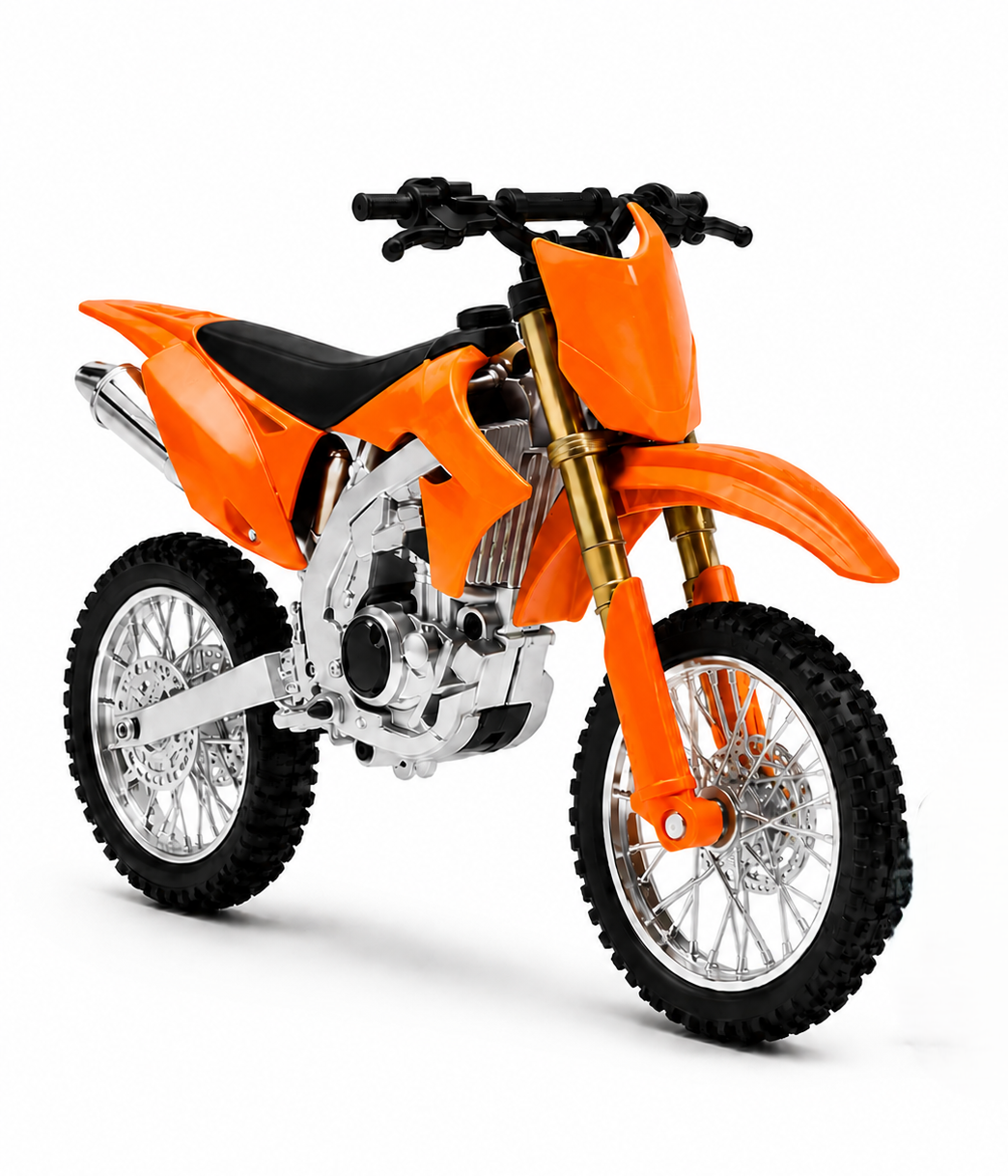 1:10 Scale Die-Cast Alloy Dirt Bike Model