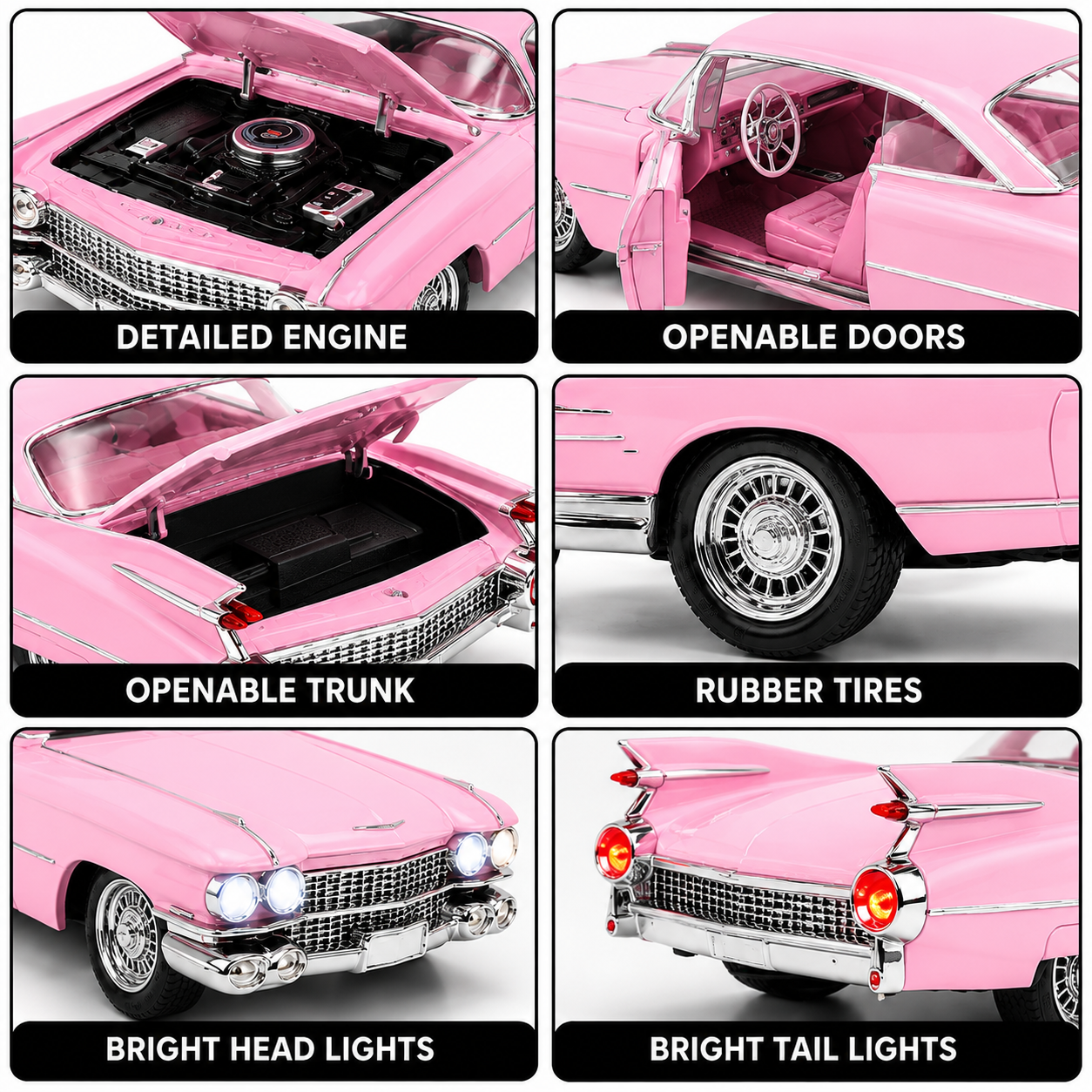 1:32 Die-Cast Classic Vintage Car