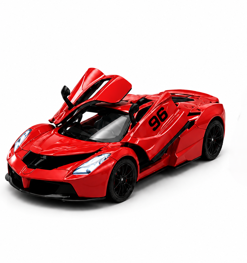 1:24 Scale Die-Cast Sports Car Model with Light & Sound