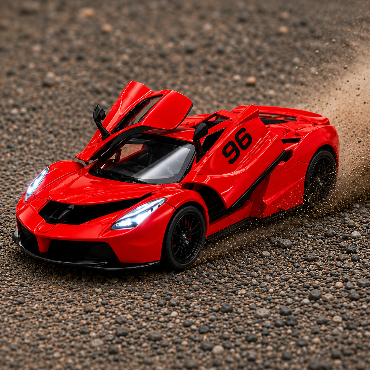 1:24 Scale Die-Cast Sports Car Model with Light & Sound