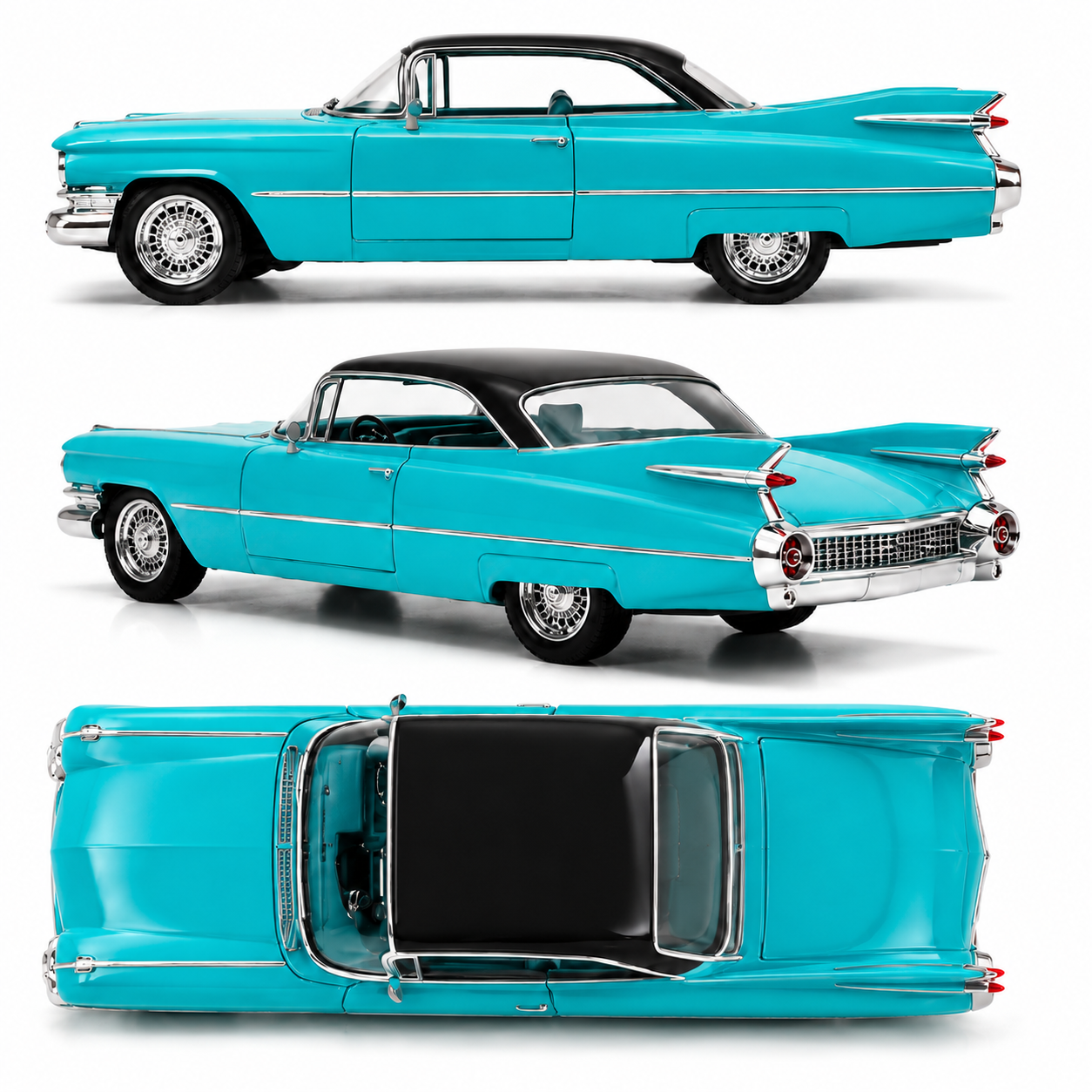 1:32 Die-Cast Classic Vintage Car