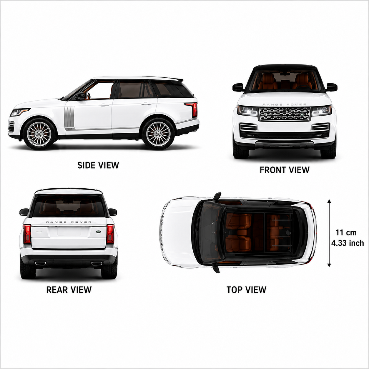 1:18 Die-Cast Range Rover SUV