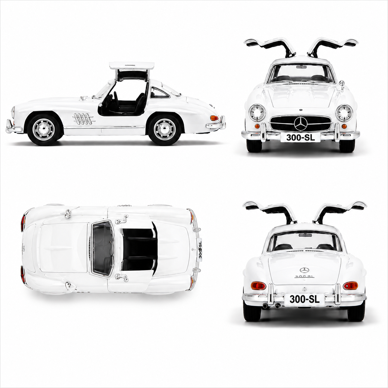 Classic Mercedes-Benz 300SL Die-Cast Model Car