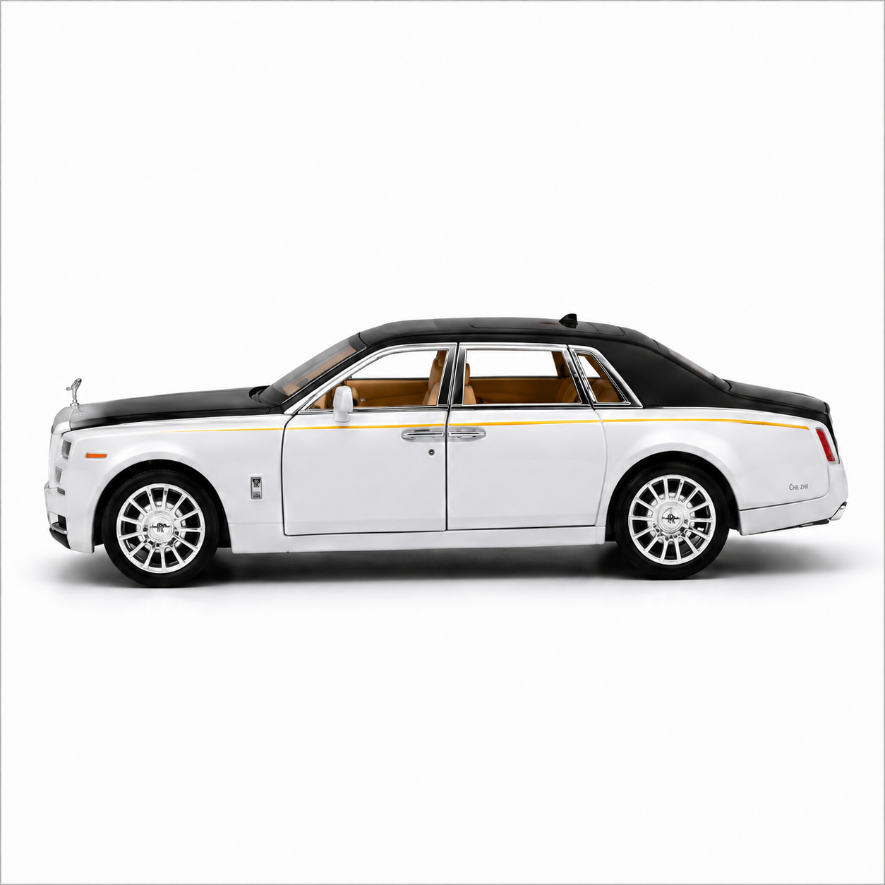 1:32 Luxury Die-Cast Sedan Model Car with Lights, Sound & Pull-Back Action