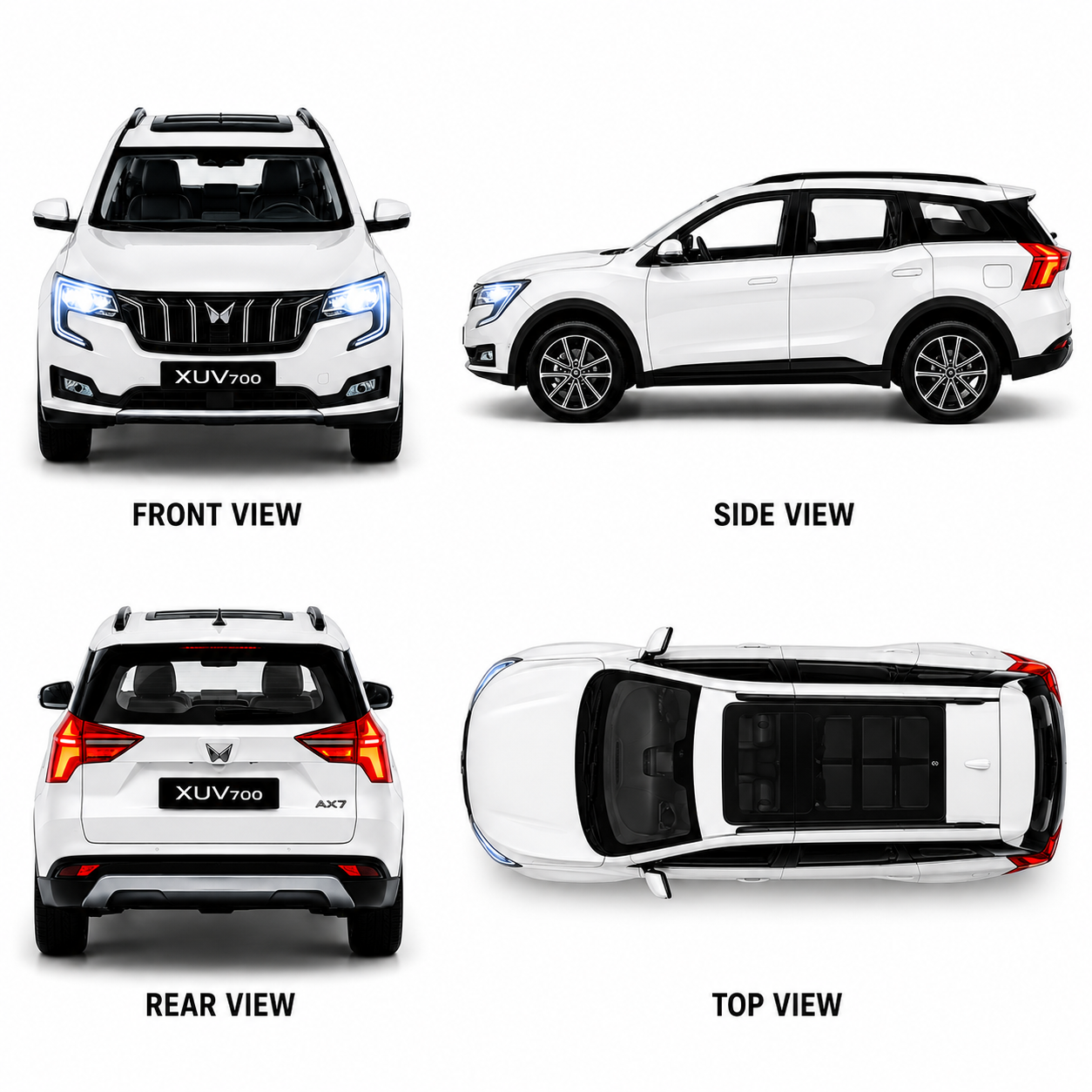 XUV700 1:32 Die-Cast Alloy Model Car