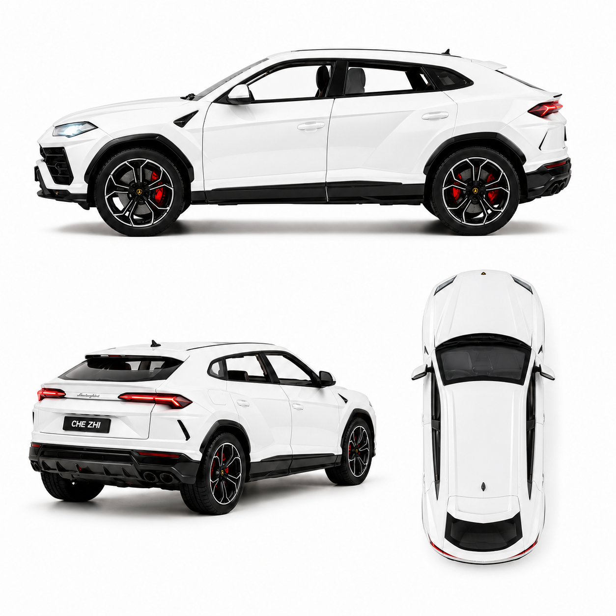Die-Cast SUV Model Car with Sound & Light
