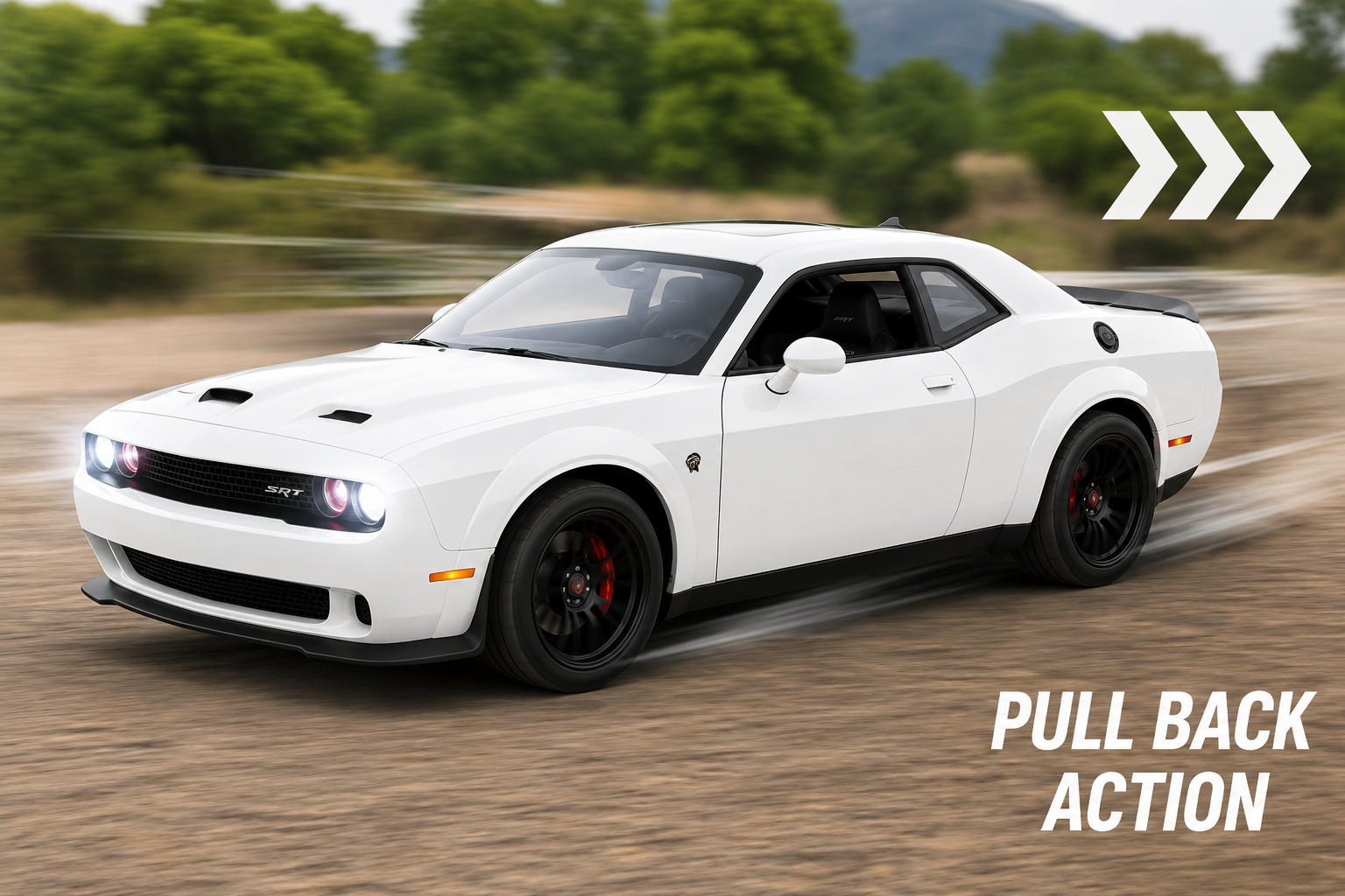 Die-Cast Muscle Car with Sound & Light