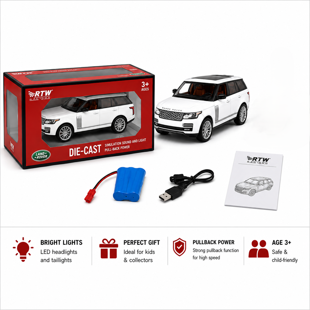1:18 Die-Cast Range Rover SUV
